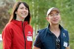 MacKenzie Bezos ses her sammen med Jeff Bezos i Sun Valley, Idaho i 2013.  Foto: Kevork Djansezian/Ritzau Scanpix