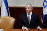 Israels premierminister, Benjamin Netanyahu, siger, at han vil annektere bosættelser på den besatte Vestbred, hvis han bliver genvalgt. Foto: Pool/Ritzau Scanpix