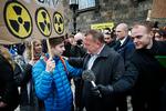 Tusinder af elever var mødt op til klimastrejke på Christiansborg Slotsplads i København fredag 15. marts. Statsminister Lars Løkke Rasmussen (V) kom for at tale med de unge. Foto: Martin Lehmann Foto: Martin Lehmann/POLFOTO