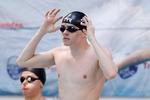 For fjerde år i træk vandt Alexander Gliese 200 meter rygcrawl ved Danish Open. Foto: Jens Dresling/POLFOTO