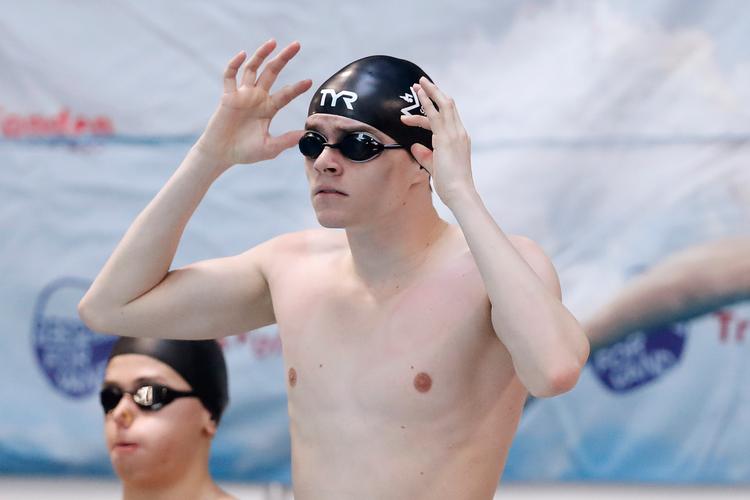 For fjerde år i træk vandt Alexander Gliese 200 meter rygcrawl ved Danish Open. Foto: Jens Dresling/POLFOTO