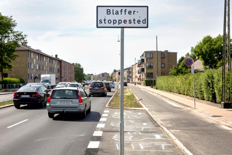 Formålet med et blafferstoppested er at styrke modet, tilliden og nysgerrigheden mellem mennesker..  Foto: Andreas Haubjerg/POLFOTO
