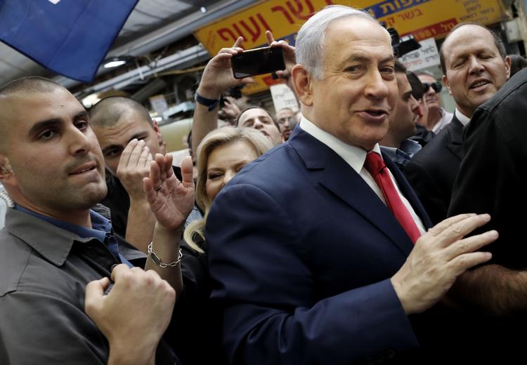 Den israelske premierminister Benjamin Netanyahu kan angiveligt regne med genvalg. Foto: Thomas Coex/Ritzau Scanpix