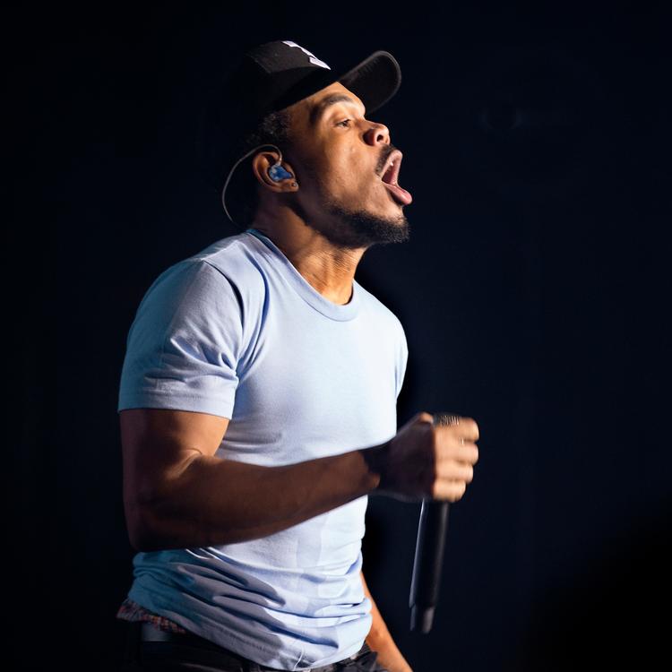 Chance The Rapper skal spille på Orange Scene til årets Roskilde Festival. Her ses han til en koncert i Falconer Salen. Foto: Finn Frandsen/POLFOTO