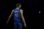  Hele 14 gange i karrieren blev Dirk Nowitzki udtaget til de prestigefyldte all-star-kampe. Det er også europæisk rekord.  Foto: Ronald Martinez/Ritzau Scanpix