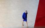 Theresa May kom onsdag aften til Bruxelles for at bede om endnu en udskydelse af Brexit. Foto: Susana Vera/Ritzau Scanpix