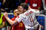 Magnus Landin og co. blev dukket i Montenegro.  Foto: Savo Prelevic/Ritzau Scanpix