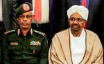 Magten i Sudan går fra Omar al-Bashir (th) til landets vicepræsident og forsvarsminister Awad Ibn Aud (tv). Foto: Ashraf Shazly/Ritzau Scanpix