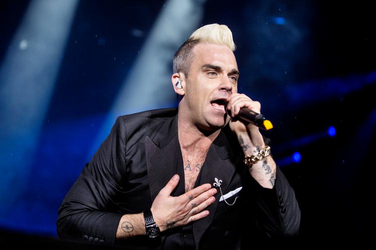 Robbie Williams kommer til Smukfest til augst. i 2015 spillede han på Tinderbox i Odense (foto).
   Foto: Line Ørnes Søndergaard/POLFOTO