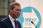 Den britiske politiker, Nigel Farage, har præsenteret sig som leder af et nyt parti - Brexitpartiet, som stiller op ved uropaparlamentsvalget i slutningen af maj. Foto: Oli Scarff/Ritzau Scanpix
