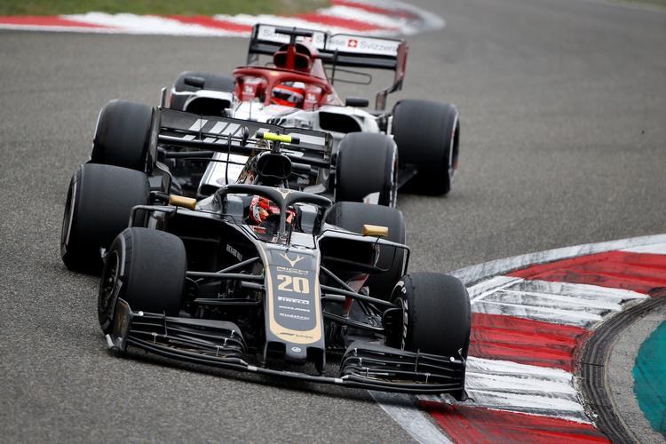 Kevin Magnussen havde det svært i Shanghai. Foto: Thomas Peter/Ritzau Scanpix