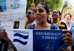 Protester mod Nicauraguas præsident Daniel Ortega, 14. april 2019. Foto: REUTERS/Oswaldo Rivas Foto: Oswaldo Rivas/Ritzau Scanpix