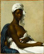 Marie-Guillemine Benoists 'Portræt af Madeleine' er et af de malerier, der har fået ny titel på Musée d'Orsays udstilling. Før hed billedet 'Portræt af Negerinde'. Foto: © Rmn-grand Palais (musée du Louvre) / Gérard Blot/© Photo RMN - Gerard Blot