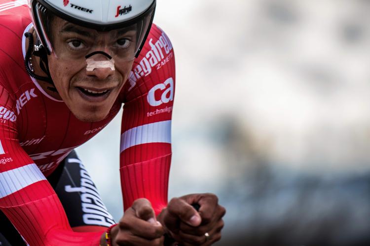 Udover Tour de France har Jarlinson Pantano vundet etaper i Katalonien Rundt i 2018 og Schweiz Rundt i 2016, hvor han sammenlagt blev nummer fire. Foto: Jeff Pachoud/Ritzau Scanpix