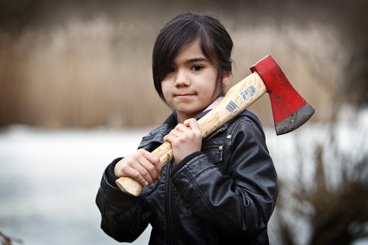 
7-årige Amelina er opdraget med en høj grad af selvbestemmelse. Foto: Jens Dresling/POLFOTO