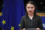 16-årige Greta Thunberg er på listen i kategorien 'ledere' side om side med blandt andre USA's præsident, Donald Trump, Kinas præsident, Xi Jinping, og New Zealands premierminister, Jacinda Ardern. Foto: Frederick Florin/Ritzau Scanpix