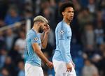Heller ikke i år kunne Sergio Agüero og Leroy Sane indfrie forventningerne i Champions League.  Foto: Phil Noble/Ritzau Scanpix