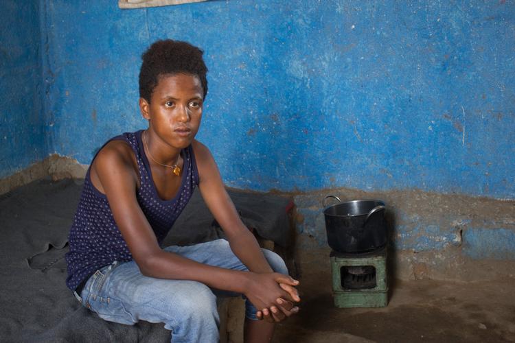 13-årige Bereket satte livet på spil for at slippe ud af Eritrea Foto: Jens Bostrup
