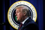 Rapporten fra den særlige anklager Robert Mueller er blevet offentliggjort kl. 17 dansk tid. Den indeholder blandt andet skriftlige svar fra præsident Trump. Foto: Carlos Barria/Ritzau Scanpix