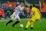 Valencia med Daniel Wass (tv.) vandt den rent spanske kvartfinale mod Villarreal. Foto: Heino Kalis/Ritzau Scanpix