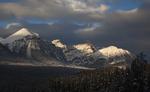 Det var i bjergkæden Rocky Mountains, hvori i nationalparken Banff ligger, at de tre bjergbstigere er forsvundet.  Foto: Andy Clark/Ritzau Scanpix