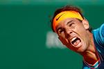 Spanske Rafael Nadal lægger hvert år et stort pres på sig selv ved at skulle forsvare den foregående sæsons stribe af titler i de største grusbaneturneringer. 
   Foto: Eric Gaillard/Ritzau Scanpix