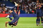 For tredje gang i denne sæson scorede Kylian Mbappé tre mål i samme ligakamp, da PSG slog Monaco 3-1.
   Foto: Franck Fife/Ritzau Scanpix