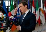 Den østrigske kansler Sebastian Kurz, der her ses ved et møde i Europa Parlamentet tidligere på måneden, tager kraftig afstand fra netop offentliggjort digt fra østrigsk viceborgmester. 
   Foto: Aris Oikonomou/Ritzau Scanpix