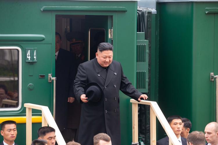 Kim Jong-un er onsdag ankommet til Vladivostok, hvor han skal mødes med Vladimir Putin. Foto: Alexander Safronov/Ritzau Scanpix