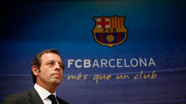 Sandro Rosell har været præsident i mægtige FC Barcelona, men de seneste par år har han spenderet i spansk fængsel.
   Foto: Albert Gea/Ritzau Scanpix
