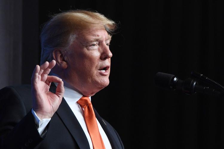 Da antallet af Trumps twitterfølgere afkrævede han virksomheden en forklaring. Foto: Jim Watson/Ritzau Scanpix