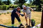 
Slamsugerne må arbejde på højtryk i højsommeren for at tømme septiktankene i Odsherreds tætpakkede sommerhusområder, som i fremtiden kommer til at huse flere helårsbeboere. .
   Foto: Ivan Boll