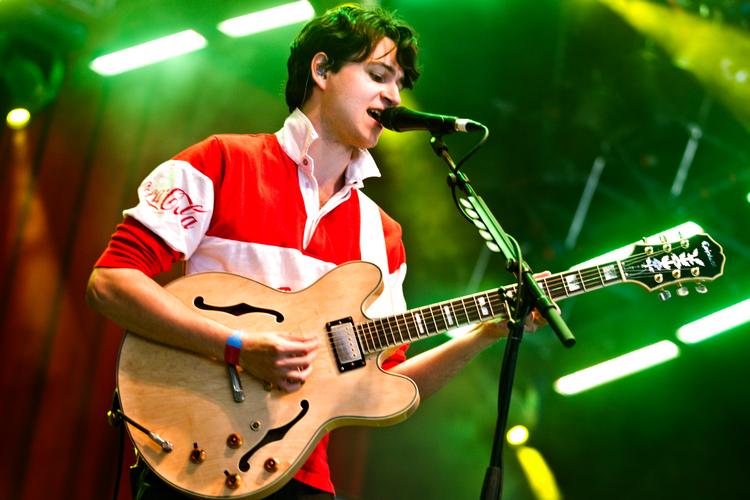 Ezra Koenig og resten af Vampire Weekend er klar med bandets fjerde album. Foto: Rasmus Flindt Pedersen/POLFOTO