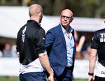 
Hobros træner Peter Sørensen (th.) og Vendsyssels træner Jens Berthel Askou mødtes forleden i Hobro. I aften afgøres det hvem af dem der skal ud i knockoutkampe mod Vejle om at undgå nedrykning
   Foto: Henning Bagger/Ritzau Scanpix