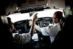Det er primært piloternes arbejdstid, der har fået 1500 skandinaviske piloter til at strejke fredag. Piloterne på billedet har noget med konflikten at gøre.  Foto: Joachim Adrian/POLFOTO