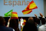 
Selv om Santiago Abascal ikke vil få flertal, ventes hans parti, Vox, at komme ud af valget som sejrherre, fordi han med sine dagsordener sikrer, at et højrenationalistisk parti får plads i det spanske parlament.  Foto: Cristina Quicler/Ritzau Scanpix