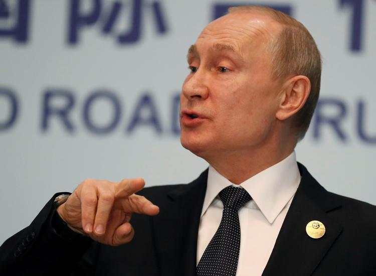 Ruslands præsident, Vladimir Putin, er på besøg i Kina i dag.  Foto: Pool/Ritzau Scanpix