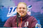 Hjalte Froholdt er den blot anden dansker, der bliver valgt af en klub i NFL. Foto: Usa Today Uspw/Ritzau Scanpix