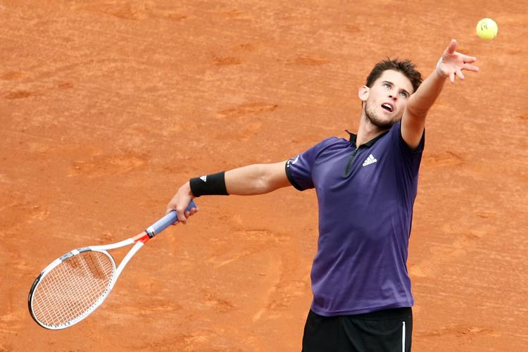Dominic Thiem har indtil nu haft et flot forår med titlerne i både Indian Wells og Barcelona.
   Foto: Pau Barrena/Ritzau Scanpix