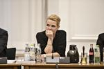 Udlændinge- og integrationsminister Inger Støjberg (V) fotograferet ved et tidligere samråd.  Foto: Miriam Dalsgaard/POLFOTO