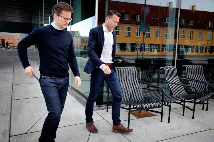 Facebooks to nordiske chefer Martin Ruby (th.) og Peter Münster (tv.). Foto: Martin Lehmann/POLFOTO