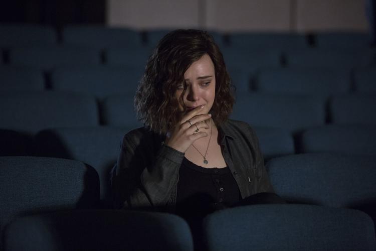 Katherine Langford, der spiller karakteren Hannah Baker i '13 Reasons Why', som begår selvmord i serien. Pr-foto Netflix