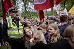 Stemningen i Fælledparken tidligere på dagen.
   Foto: Miriam Dalsgaard/POLFOTO