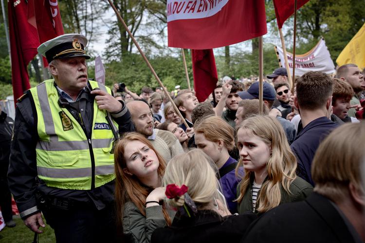 Stemningen i Fælledparken tidligere på dagen.
   Foto: Miriam Dalsgaard/POLFOTO