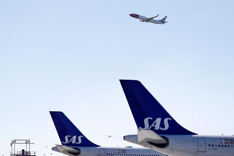 To ud af tre SAS fly står på jorden torsdag, mens forhandlingerne mellem piloterne og selskabet fortsætter.
   Foto: Jens Dresling/POLFOTO