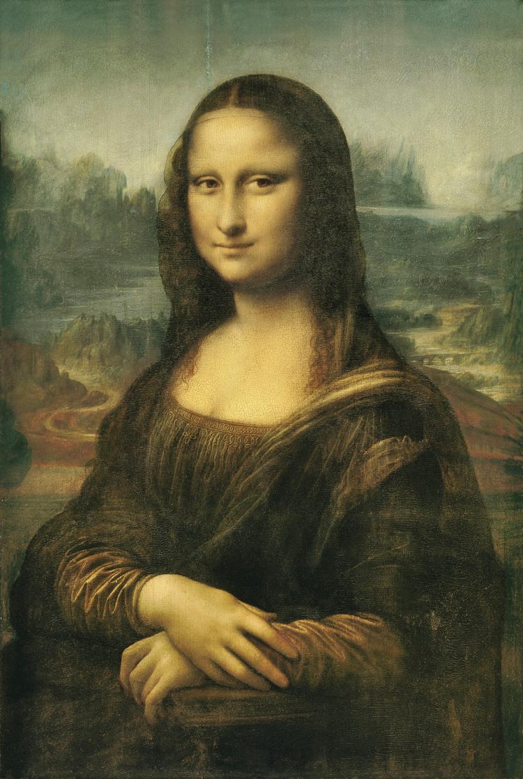 Mona Lisa, verdens mest berømte billede, udstilles på det franske museum Louvre,.
   Foto: Léonard De Vinci/musée du Louvre