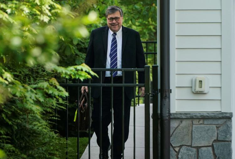 Den amerikanske justitsminister, William Barr mødte ikke op til dagens høring. (arkivfoto) Foto: Joshua Roberts/Ritzau Scanpix