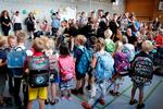 De mindste elever kan se frem til en kortere skoleuge efter sommerferien (arkivfoto.). Foto: Jens Dresling/POLFOTO