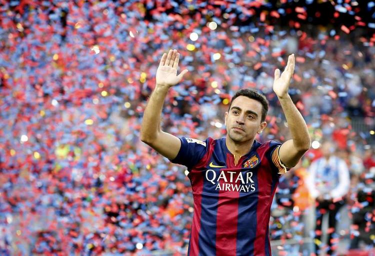 Xavi tog i 2015 afsked med Barcelona  som spiller, men måske en gang med tiden vender han tilbage i en rolle som træner.
   Foto: Gustau Nacarino/Ritzau Scanpix