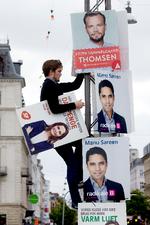 Dronning Louises Bro i København på dagen i 2015, hvor folketingsvalget blev udskrevet. Foto: Finn Frandsen/POLFOTO
